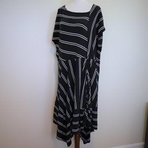 Ava & Viv Womens Asymmetric Dress Plus Size